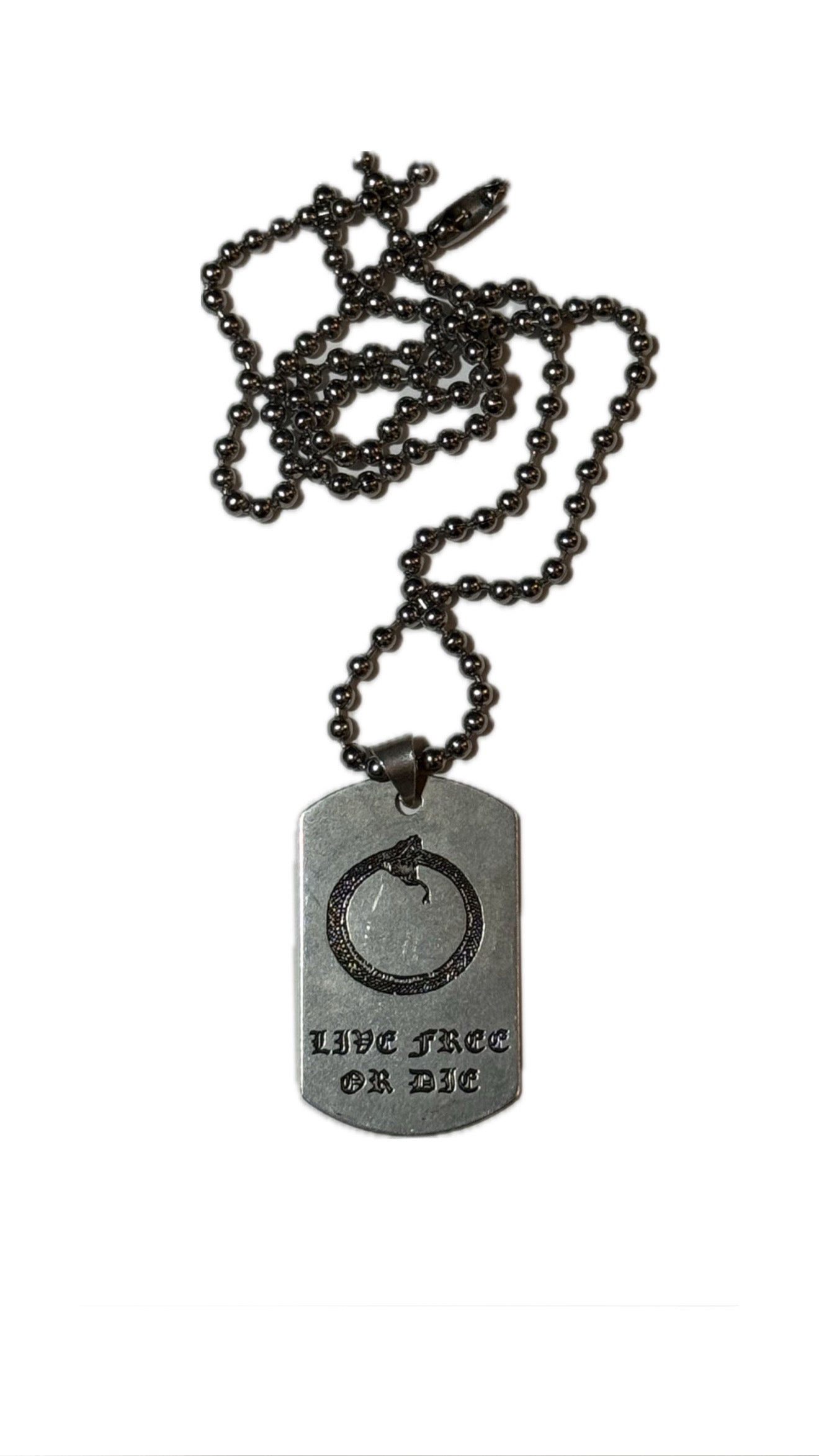 0.925 SOS Dog Tag